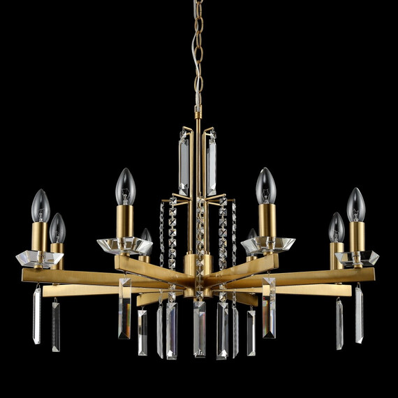 Люстра Crystal Lux MARRON SP8 BRASS, фото , изображение 2